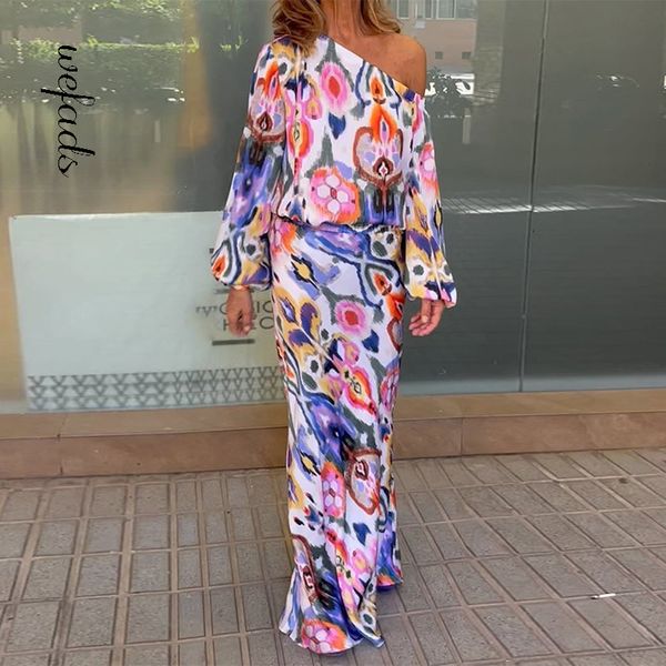 two piece dress wefad set fashion casual long lantern sleeve one shoulder art print skirt sets high steetwear 230317, White
two piece dress wefad set fashion casual long lantern sleeve one shoulder art print skirt sets high steetwear 230317, White
