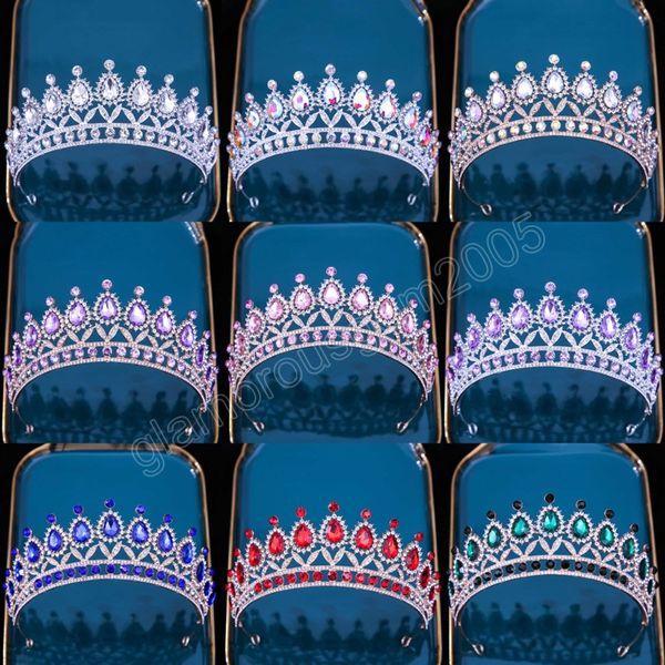 crystal pink purple water drop crowns vintage rhinestone tiaras for women bride wedding hair accessories jewelry, White;golden
crystal pink purple water drop crowns vintage rhinestone tiaras for women bride wedding hair accessories jewelry, White;golden