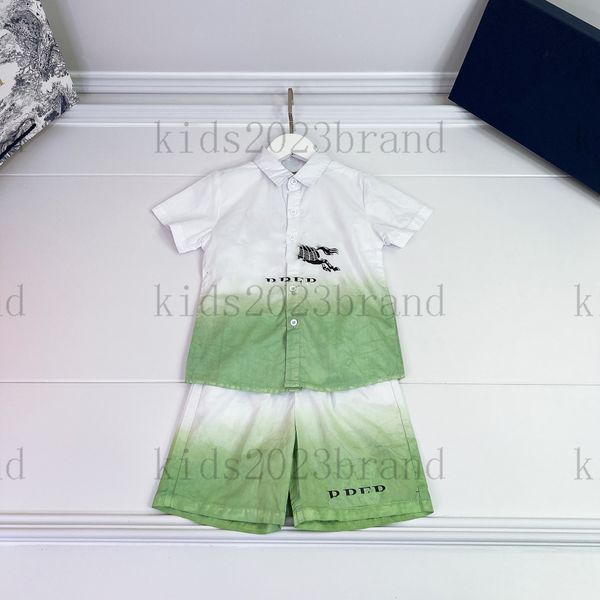 brand boys blouses sets 2023 designer bbr gradient polo t shirts with shorts two pieces sets high end children summer tracksuits fashion kid, White
brand boys blouses sets 2023 designer bbr gradient polo t shirts with shorts two pieces sets high end children summer tracksuits fashion kid, White