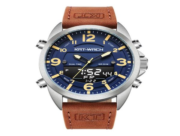 kt luxury watch men brand leather watches man quartz analog digital waterproof wristwatch big watch clock klok kt18189394964, Slivery;brown
kt luxury watch men brand leather watches man quartz analog digital waterproof wristwatch big watch clock klok kt18189394964, Slivery;brown