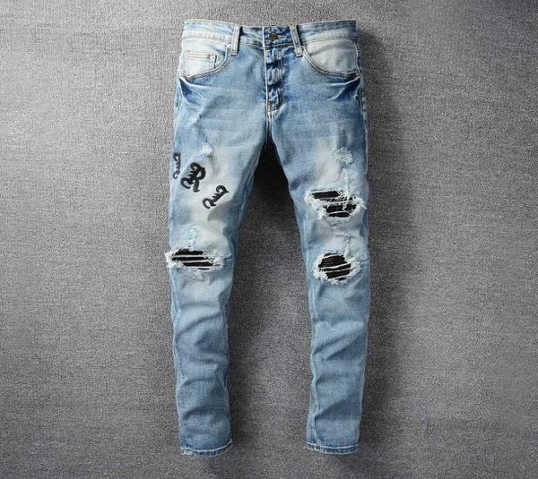 men039s jeans amri ripped pants fashion hip hop blue letter printing good version high street youth slim fit denim elastic l40s8742215
men039s jeans amri ripped pants fashion hip hop blue letter printing good version high street youth slim fit denim elastic l40s8742215