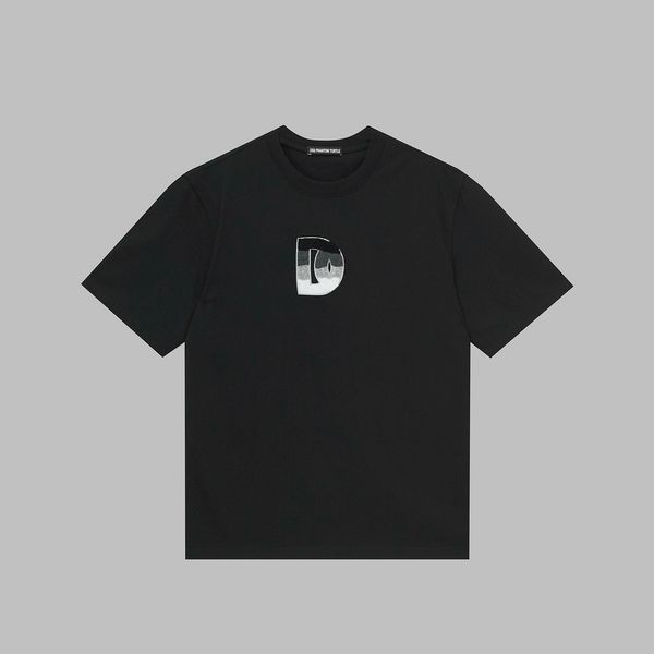 mens t-shirts men's black white round-neck t-shirt with brand logo embroidery 68604, White;black
mens t-shirts men's black white round-neck t-shirt with brand logo embroidery 68604, White;black