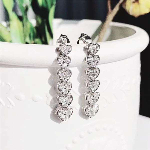 long heart dangle earring aaaaa zircon white gold filled party wedding drop earrings for women bridal engagment promise jewelry, Golden;silver
long heart dangle earring aaaaa zircon white gold filled party wedding drop earrings for women bridal engagment promise jewelry, Golden;silver