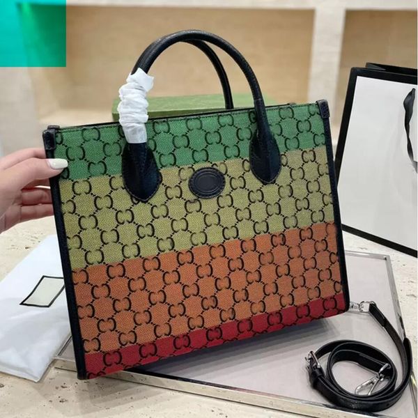 large capacity package handbag tote bag crossbody bags rainbow color matching removable shoulder strap classic letters ing
large capacity package handbag tote bag crossbody bags rainbow color matching removable shoulder strap classic letters ing
