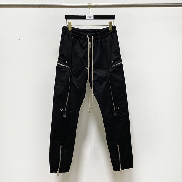 men s pants fashion high end trend brand casual original zipper pocket design famous luxury overalls 230317, Black
men s pants fashion high end trend brand casual original zipper pocket design famous luxury overalls 230317, Black