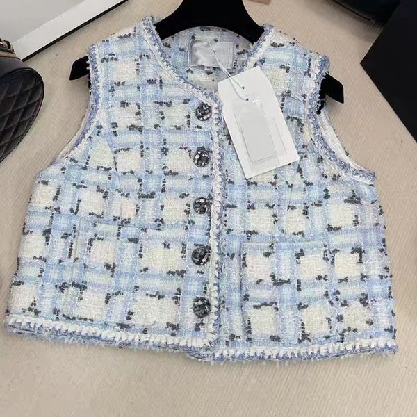 chan new 2023 spring women's brand jacket fashion high-end tweed waistcoat vest logo tweed coat leisure summer coats short coat cardig, Black;brown
chan new 2023 spring women's brand jacket fashion high-end tweed waistcoat vest logo tweed coat leisure summer coats short coat cardig, Black;brown