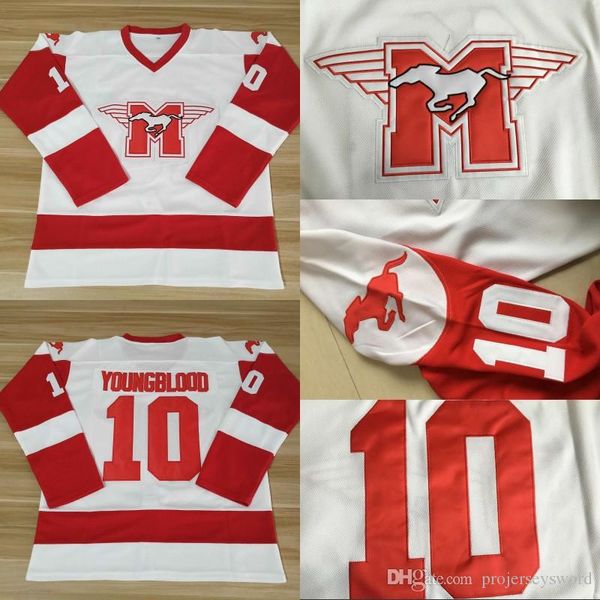 #10 sutton youngblood movie hamilton mustangs ice hockey jersey mens 100% stitched youngblood hockey jerseys white ing, Black;red
#10 sutton youngblood movie hamilton mustangs ice hockey jersey mens 100% stitched youngblood hockey jerseys white ing, Black;red