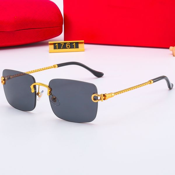designer sunglasses mens leopard head composite metal rimless optical frame classic rectangle square luxury gold sunshade sunglass carti fra, White;black
designer sunglasses mens leopard head composite metal rimless optical frame classic rectangle square luxury gold sunshade sunglass carti fra, White;black