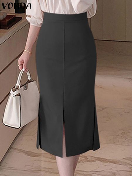 skirts office lady casual slit fishtail midcalf femininas elegant solid color party oversized bottoms 230317, Black
skirts office lady casual slit fishtail midcalf femininas elegant solid color party oversized bottoms 230317, Black