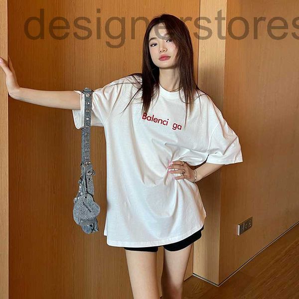 women's t-shirt designer short sleeve t-shirt spring letter printing loose medium length cotton round neck 2z4j, White
women's t-shirt designer short sleeve t-shirt spring letter printing loose medium length cotton round neck 2z4j, White