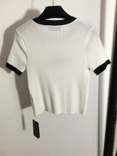 women's t-shirt spring summer casual going out knitted t-shirt tees women crop short sleeve o-neck cropped shirt female streetwear 2303, White
women's t-shirt spring summer casual going out knitted t-shirt tees women crop short sleeve o-neck cropped shirt female streetwear 2303, White