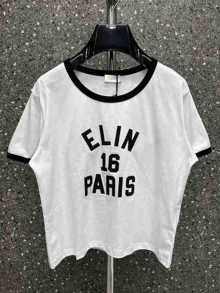 women's t-shirt designer fashion front embroidery 16 short sleeve printing casual dress t ul8r, White
women's t-shirt designer fashion front embroidery 16 short sleeve printing casual dress t ul8r, White