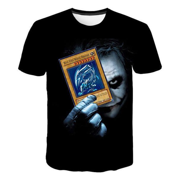 men's t-shirt summer trend poker clown 3d digital printed short sleeve t-shirt men, White;black
men's t-shirt summer trend poker clown 3d digital printed short sleeve t-shirt men, White;black