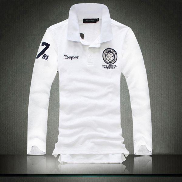men's polos 5xl spring autumn men fashion boutique embroidery leisure long sleeve polo shirts male casual lapel large size 230317, White;black
men's polos 5xl spring autumn men fashion boutique embroidery leisure long sleeve polo shirts male casual lapel large size 230317, White;black