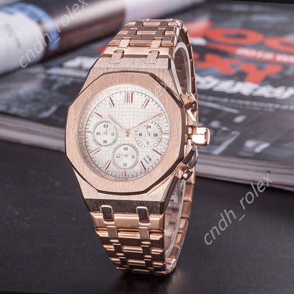men's women watch rose gold stanless steel 42mm vk chronograph quartz movement sports men watches c0-8, Slivery;brown
men's women watch rose gold stanless steel 42mm vk chronograph quartz movement sports men watches c0-8, Slivery;brown