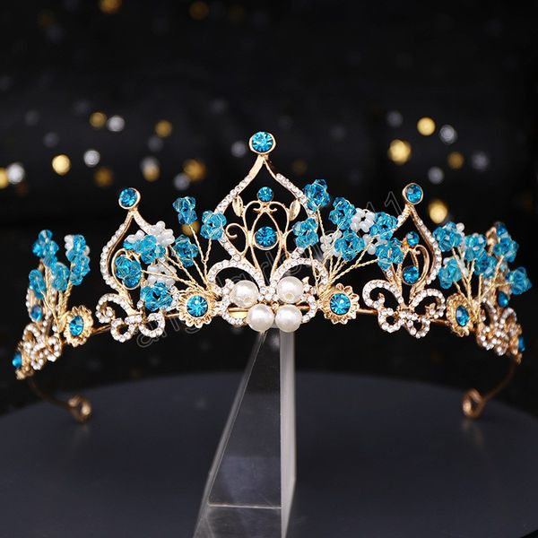 korean sweet handmade blue rhinestone tiara crown wedding party hair jewelry bridal bride crystal crown hair accessories, Slivery;white
korean sweet handmade blue rhinestone tiara crown wedding party hair jewelry bridal bride crystal crown hair accessories, Slivery;white