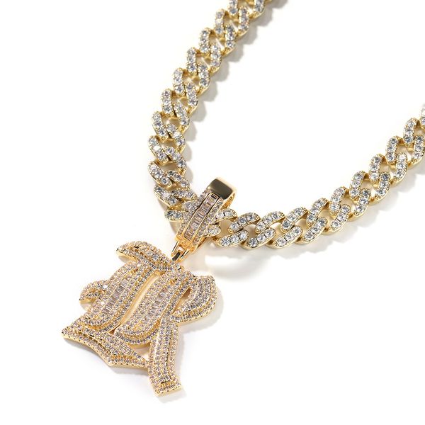 custom old english letter a-z pendant necklaces bling t zircon real gold plated, Silver
custom old english letter a-z pendant necklaces bling t zircon real gold plated, Silver