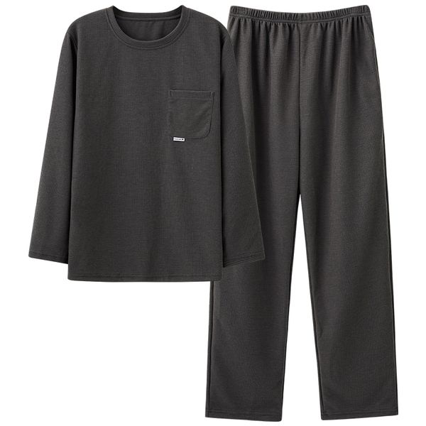 men's sleepwear big yards l-4xl full cotton pyjamas men pijamas para hombre long-sleeve casual sleepwear men homewear solid pajamas set, Black;brown
men's sleepwear big yards l-4xl full cotton pyjamas men pijamas para hombre long-sleeve casual sleepwear men homewear solid pajamas set, Black;brown