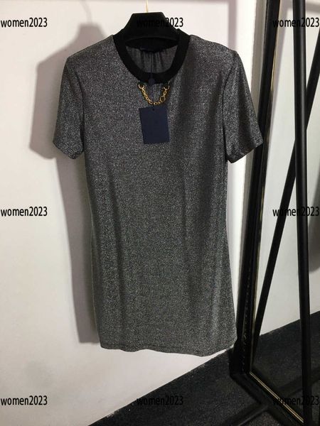 women clothes girl skirt ladies dress size s-l spring metal chain decoration short sleeved dress with shoulder pads new product mar11, Black;gray
women clothes girl skirt ladies dress size s-l spring metal chain decoration short sleeved dress with shoulder pads new product mar11, Black;gray