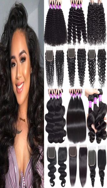 9a peruvian virgin hair bundles with closure extension unprocessed deep wave kinky curly human hair bundles with lace closure 4x4 3746467, Black 
9a peruvian virgin hair bundles with closure extension unprocessed deep wave kinky curly human hair bundles with lace closure 4x4 3746467, Black