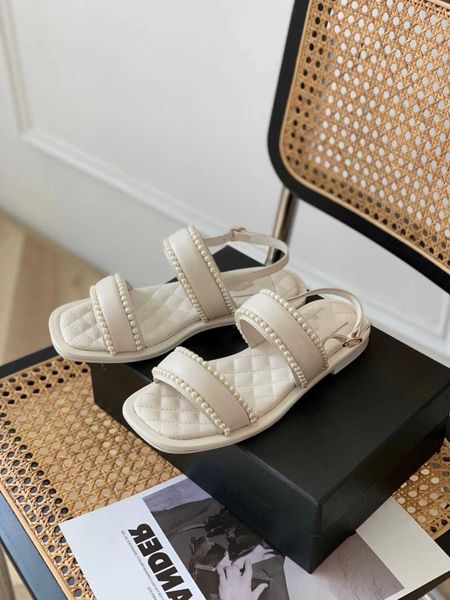 designer slides channel slipper sandals small pearl flat sandals women's summer new slow-toe korean casual square-toe french sandals, Black
designer slides channel slipper sandals small pearl flat sandals women's summer new slow-toe korean casual square-toe french sandals, Black