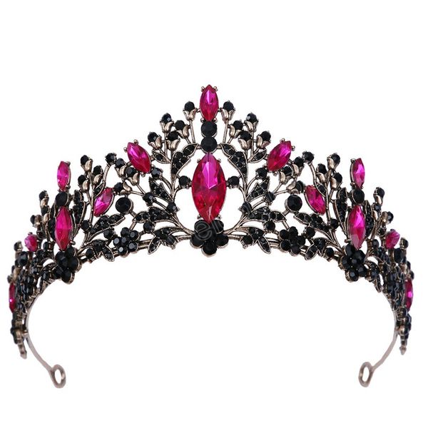 vintage black crystal tiaras crowns rhinestone prom bridal wedding hair accessories jewelry crown for women gift, White;golden
vintage black crystal tiaras crowns rhinestone prom bridal wedding hair accessories jewelry crown for women gift, White;golden