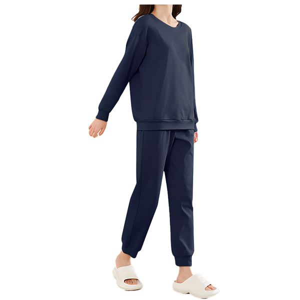 women's sleep & lounge pajamas home wear advanced feel long sleeves worn externally in spring and summer all cotton
women's sleep & lounge pajamas home wear advanced feel long sleeves worn externally in spring and summer all cotton