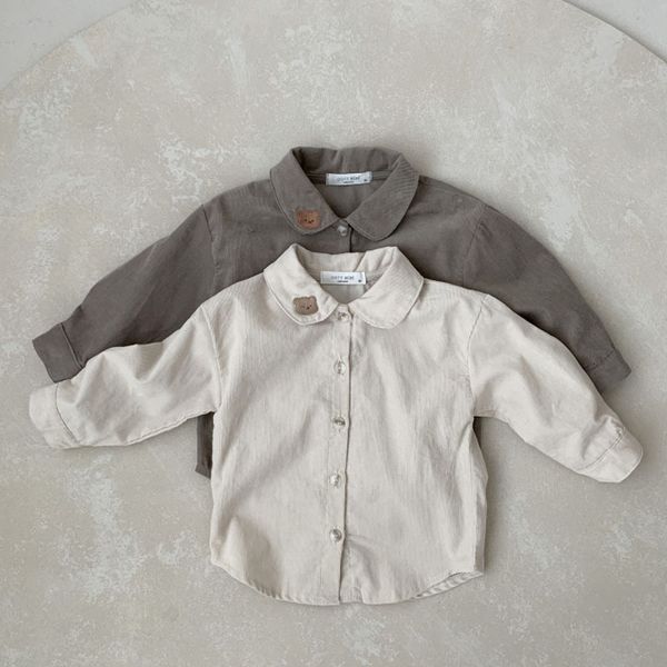kids shirts autumn baby cardigan long sleeve t-shirt toddler boy cute embroidery bear shirt infant cotton pure color clothing 230317, White;black
kids shirts autumn baby cardigan long sleeve t-shirt toddler boy cute embroidery bear shirt infant cotton pure color clothing 230317, White;black