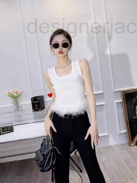 women's t-shirt designer 2023 summer new letter vest t-shirt feather -grade casual fashion ootd polo mother's yin6, White
women's t-shirt designer 2023 summer new letter vest t-shirt feather -grade casual fashion ootd polo mother's yin6, White