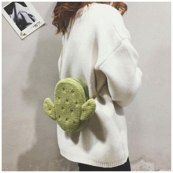 shoulder bags one-shoulder version of fashion personality chain solid zipper versatile casual plush cactus dahlia cute handbag
shoulder bags one-shoulder version of fashion personality chain solid zipper versatile casual plush cactus dahlia cute handbag