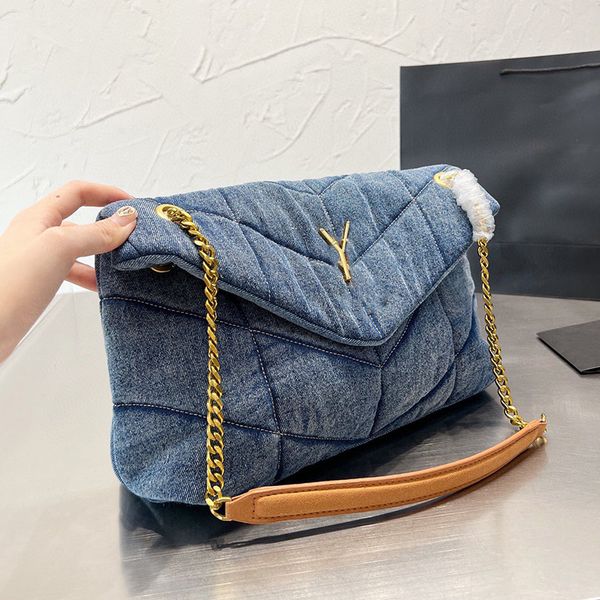 womens denim jeans puffer quilted jumb bags gold metal valentine chain crossbody shoulder handbags large capacity outdoor scoche designer pu
womens denim jeans puffer quilted jumb bags gold metal valentine chain crossbody shoulder handbags large capacity outdoor scoche designer pu