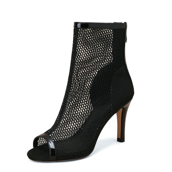 sandals summer ankle boots women comfort high heels peep toe zipper sandals gladiator air mesh ballroom latin dance shoes womans, Black
sandals summer ankle boots women comfort high heels peep toe zipper sandals gladiator air mesh ballroom latin dance shoes womans, Black