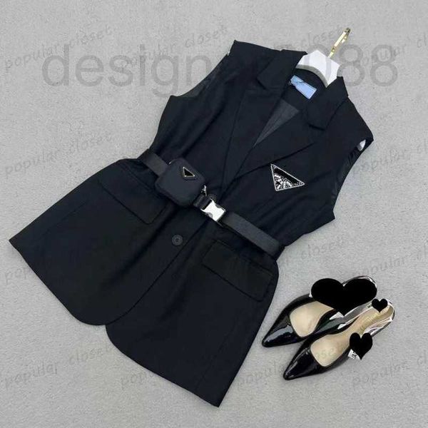 women's vests designer new womens triangle sticking drill sleeveless coats suit jacket slim adjustable waist belt spring summer vest ou, Black;white
women's vests designer new womens triangle sticking drill sleeveless coats suit jacket slim adjustable waist belt spring summer vest ou, Black;white