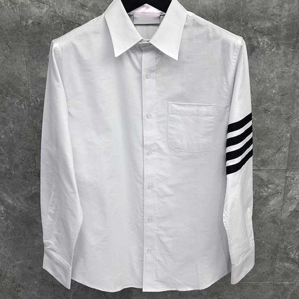 tb thom shirt spring autunm fashion brand men's clothing black 4-bar striped casual cotton oxford slim wholesale, White;black
tb thom shirt spring autunm fashion brand men's clothing black 4-bar striped casual cotton oxford slim wholesale, White;black