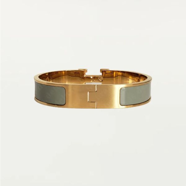 classic h bracelet designer 18k gold bangle luxury brand enamel bracelet for men women birthday mother' day jewelry holiday gifts, Black
classic h bracelet designer 18k gold bangle luxury brand enamel bracelet for men women birthday mother' day jewelry holiday gifts, Black