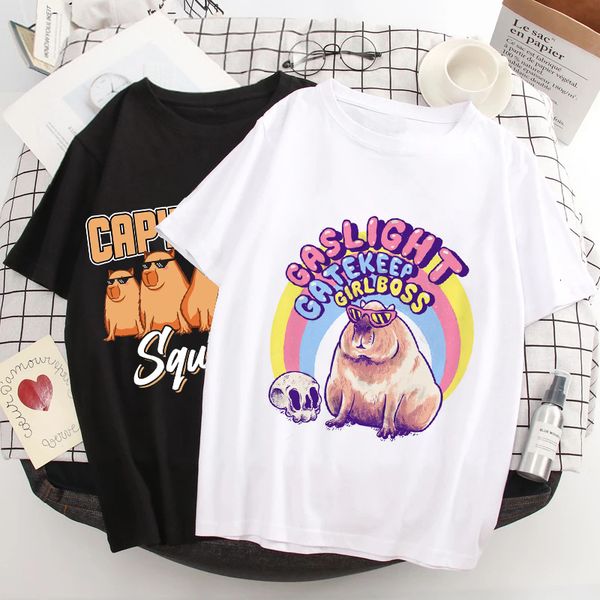 mens tshirts funny animals capybara t shirt men cartoon manga summer tshirt fashion harajuku graphic tees anime y2k male 230317, White;black
mens tshirts funny animals capybara t shirt men cartoon manga summer tshirt fashion harajuku graphic tees anime y2k male 230317, White;black