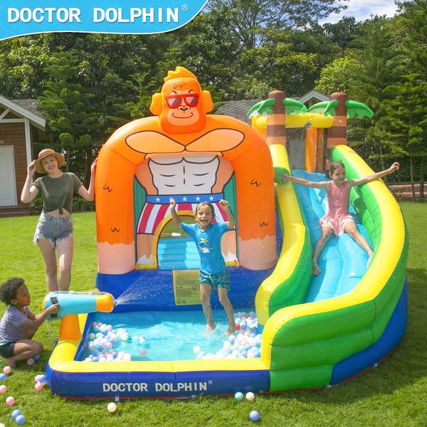 inflatable bouncers dr. dolphin new children outdoor play water jet inflatable castle home type slide combination orangutan inflatable jump
inflatable bouncers dr. dolphin new children outdoor play water jet inflatable castle home type slide combination orangutan inflatable jump