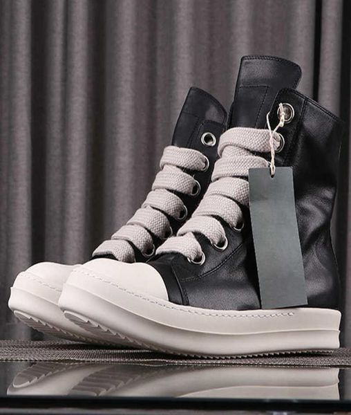 rick shoes leather sneakers men 039s casual shoes women 039s boots high street minimalist style jumbo shoeslace owens design1916250, Black
rick shoes leather sneakers men 039s casual shoes women 039s boots high street minimalist style jumbo shoeslace owens design1916250, Black