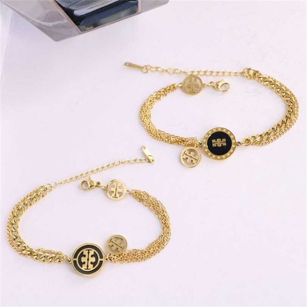 2023 designer new fashion jewelry titanium steel black hollow out pattern multilayer chain asymmetric bracelet trend bracelet
2023 designer new fashion jewelry titanium steel black hollow out pattern multilayer chain asymmetric bracelet trend bracelet