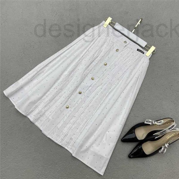 skirts designer spring summer new versatile drill pressed pleated process letter decoration heavy work single breasted iudv, Black
skirts designer spring summer new versatile drill pressed pleated process letter decoration heavy work single breasted iudv, Black