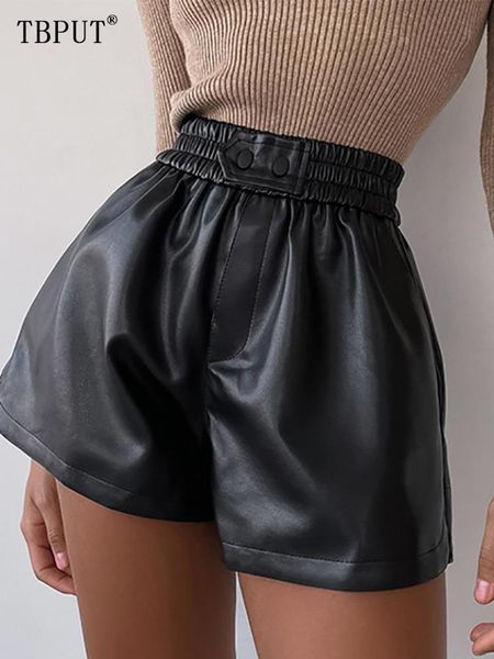 women's short elegant pu leather s female wide leg pants s high waist pant 2023 fashion 230317, White;black
women's short elegant pu leather s female wide leg pants s high waist pant 2023 fashion 230317, White;black