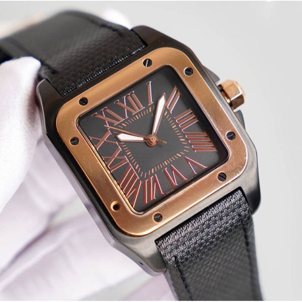 19 styles square luxury quartz watch v12 rose gold mixed black case 42mm 316l stainless steel case bracelet waterproof watch fashion mens ba, Slivery;brown
19 styles square luxury quartz watch v12 rose gold mixed black case 42mm 316l stainless steel case bracelet waterproof watch fashion mens ba, Slivery;brown