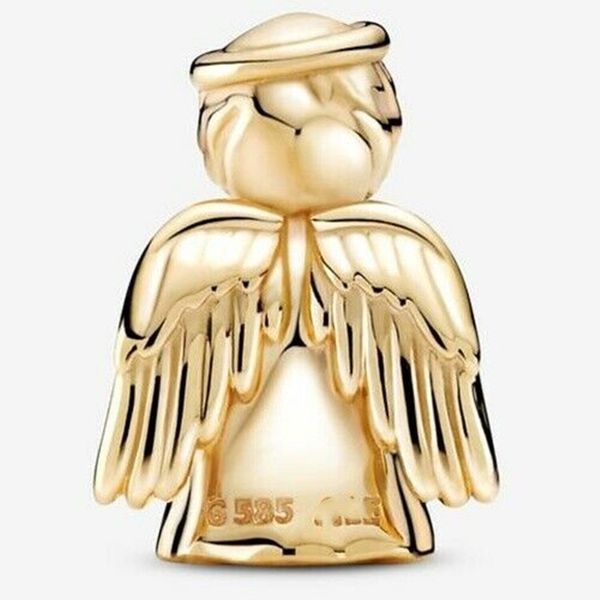 authentic pandoraer 925 sterling silver 14k gold angel of love charm fit european loose beads bracelet making diy jewelry, Black
authentic pandoraer 925 sterling silver 14k gold angel of love charm fit european loose beads bracelet making diy jewelry, Black