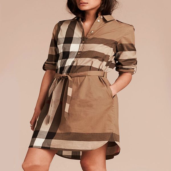 women shirt dresses fashion slim classic pattern silm 23ss dresses womens clothing simple 5 colors, Black;gray
women shirt dresses fashion slim classic pattern silm 23ss dresses womens clothing simple 5 colors, Black;gray