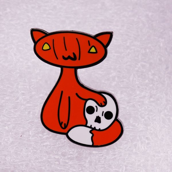 fox and skeleton skull brooch cute anime movies games hard enamel pins collect metal cartoon brooch backpack hat bag collar lapel badges, Blue
fox and skeleton skull brooch cute anime movies games hard enamel pins collect metal cartoon brooch backpack hat bag collar lapel badges, Blue