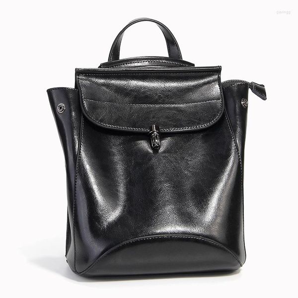 backpack style women fashion oil wax cowhide real leather women's waterproof backpacks female genuine ladies bags
backpack style women fashion oil wax cowhide real leather women's waterproof backpacks female genuine ladies bags