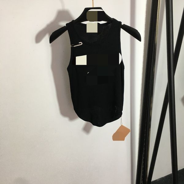 311 2023 spring summer women's sweaters brand same style sleeveless pullover black white clothes meiyi09, White;black
311 2023 spring summer women's sweaters brand same style sleeveless pullover black white clothes meiyi09, White;black