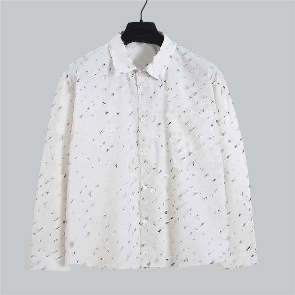 casual men's clothing shirt 2023 balencaigaity fashion brand business work long-sleeved shirt couple's spring-fitting slim shirt 0, White;black
casual men's clothing shirt 2023 balencaigaity fashion brand business work long-sleeved shirt couple's spring-fitting slim shirt 0, White;black