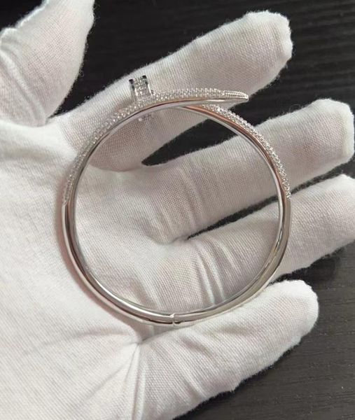 love bangle bracelet women men full diamond nail bracelets 18k gold plated bangle jewelry for lover gift no box3067996, Black
love bangle bracelet women men full diamond nail bracelets 18k gold plated bangle jewelry for lover gift no box3067996, Black