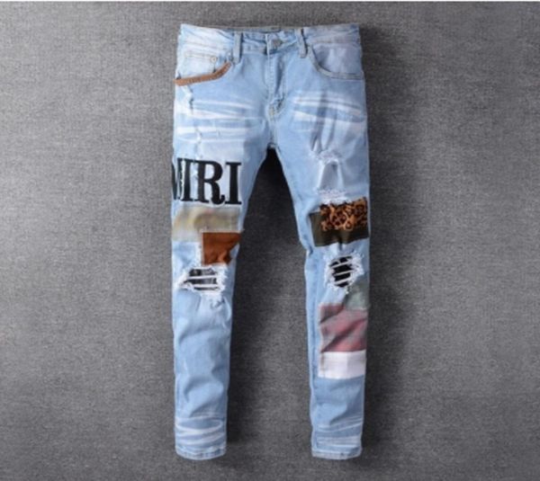 hip hop jeans men high street fashion brand new black patch embroidery stretch slim fit jeans mens summer9140804, Blue
hip hop jeans men high street fashion brand new black patch embroidery stretch slim fit jeans mens summer9140804, Blue